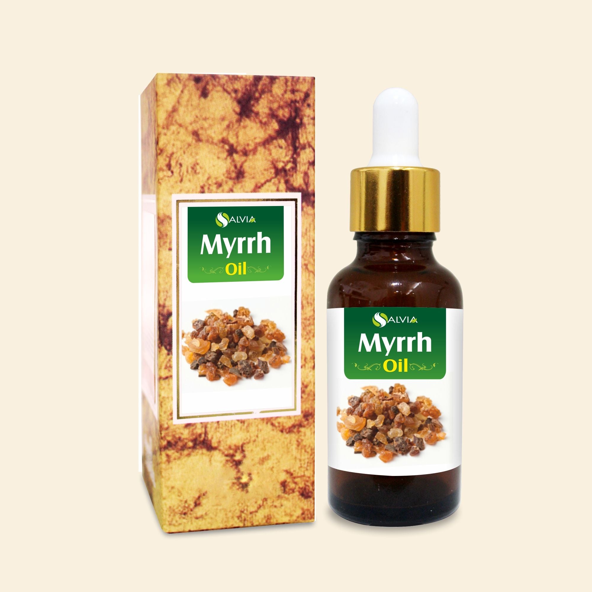 Salvia Natural Essential Oils Myrrh Oil (Commiphora Myrrh) 100% Pure & Natural Essential Oil